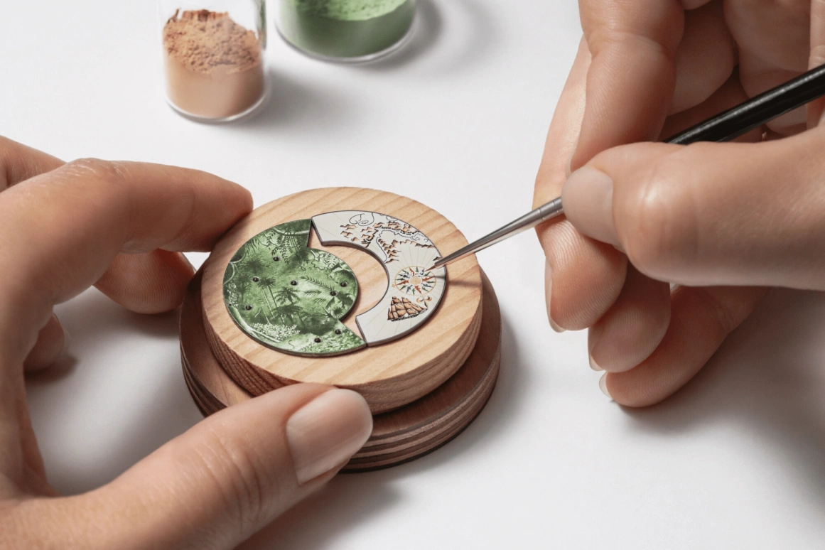 Vacheron Constantin,Métiers d'Art 41mm,41mm,White Gold,Green,Multi-Color,Automatic,40hours,In-house Caliber,7500U,7500U/000G-B993