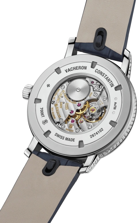 Vacheron Constantin,Traditionnelle 37.50mm,37.50mm,White Gold,Silver,Handwound,Moonphase,Power Reserve Indicator,7006T,7006T/000G-B913