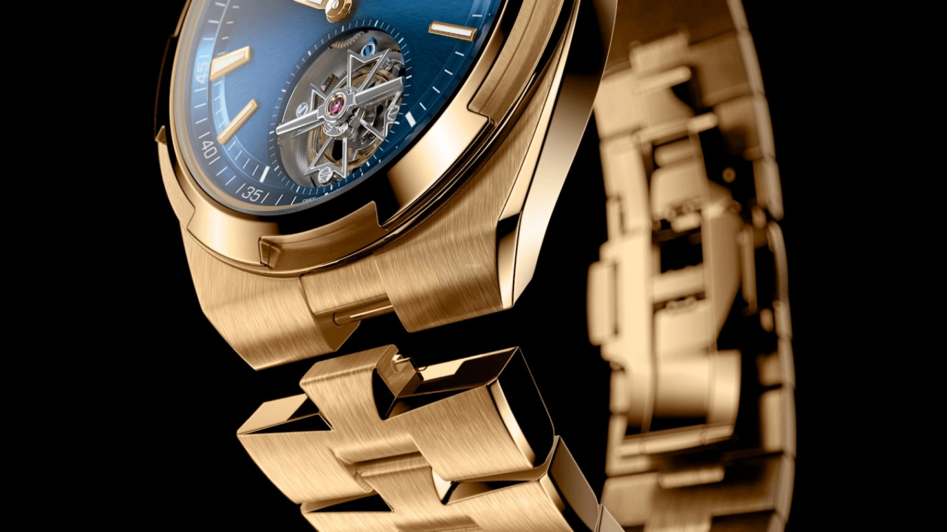 Vacheron Constantin,Overseas 42.50mm,42.50mm,Pink Gold,Blue,Automatic,Tourbillon,80hours,Kyle Kuzma,6000V,6000V/110R-B733