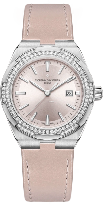 Vacheron Constantin,Overseas 35mm,35mm,Stainless Steel,Pink,Day,Sapphire,Round,4605V,4605V/200A-B971