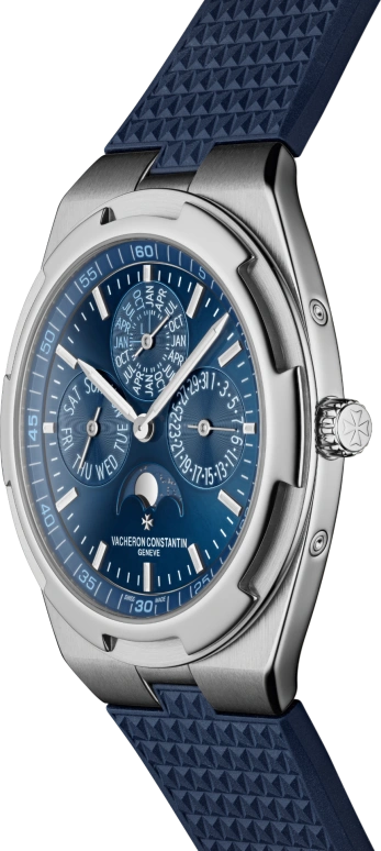 Vacheron Constantin,Overseas 41.50mm,41.50mm,White Gold,Blue,Automatic,Moonphase,Perpetual Calendar,Leap Year,Month,40hours,In-house Caliber,4300V,4300V/120G-B945