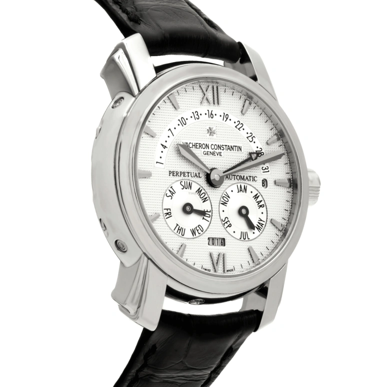 Vacheron Constantin,Malte 39mm,39mm,Platinum,Silver White,Automatic,Annual Calendar,Month,Date,Day,38hours,In-house Caliber,47031,47031/000P-8956