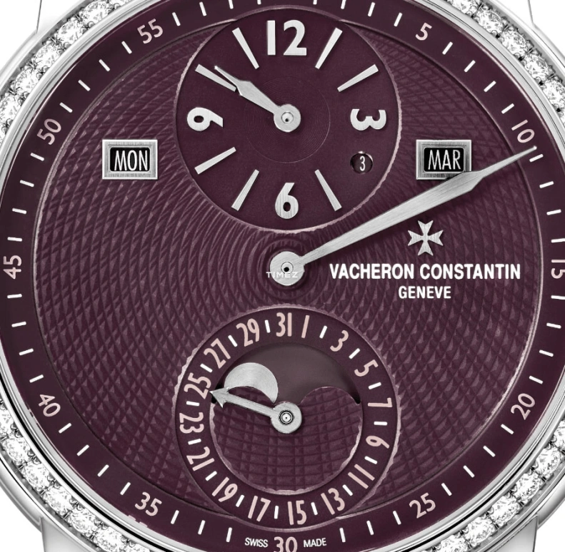 Vacheron Constantin,Artelier Cabinotiers Special Order 42mm,42mm,White Gold,Purple,Automatic,Moonphase,Perpetual Calendar,Leap Year,Annual Calendar,40hours,In-house Caliber,4005C,4005C/000G-B552