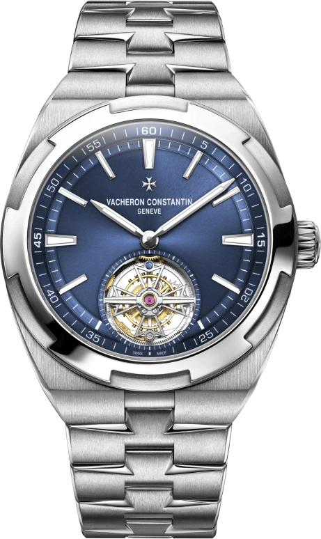Vacheron Constantin,Overseas 42.50mm,42.50mm,Stainless Steel,Blue,Automatic,Tourbillon,80hours,Kevin De Bruyne,6000V,6000V/110A-B544