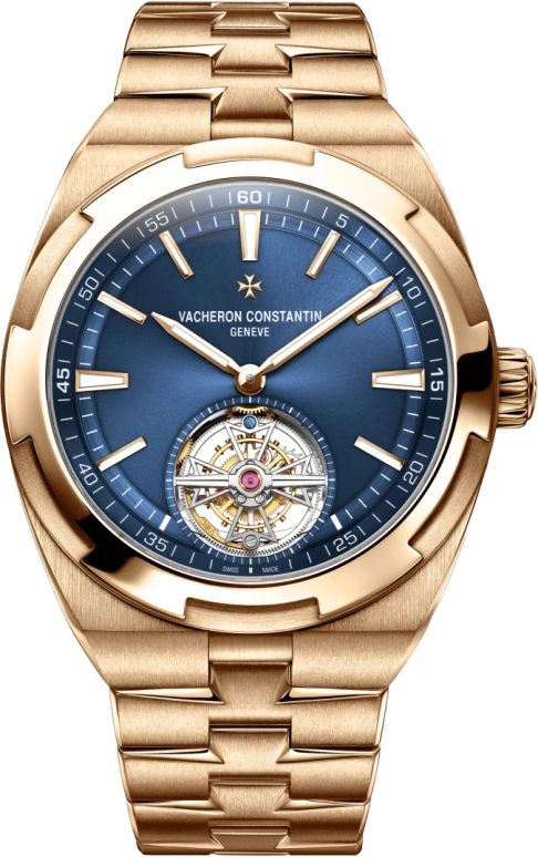 Vacheron Constantin,Overseas 42.50mm,42.50mm,Pink Gold,Blue,Automatic,Tourbillon,80hours,Kyle Kuzma,6000V,6000V/110R-B733