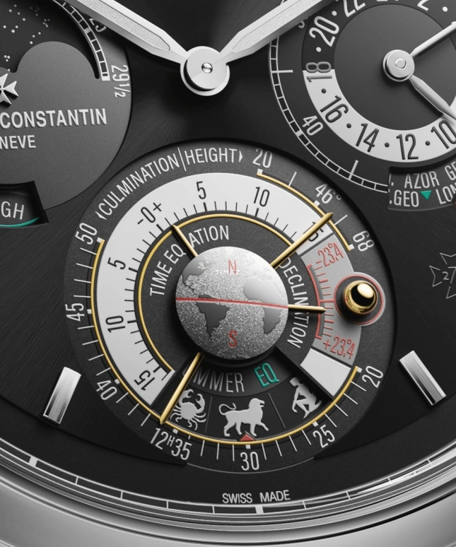 Vacheron Constantin,Artelier Cabinotiers Special Order 45mm,45mm,White Gold,Black,Grey,Handwound,Chronograph,Moonphase,Perpetual Calendar,Leap Year,72hours,In-house Caliber,9600C,9600C/000G-231C