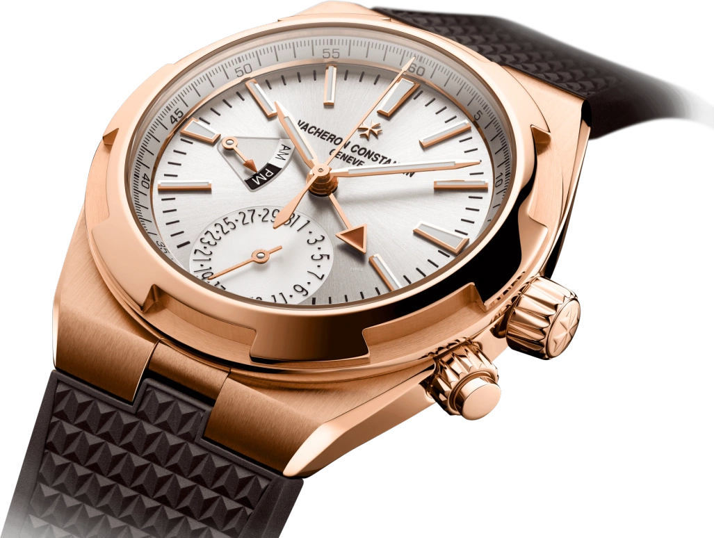 Vacheron Constantin,Overseas 41mm,41mm,Pink Gold,Silver,Automatic,Day,Dule Time,Day / Night Indication,7900V,7900V/000R-B336