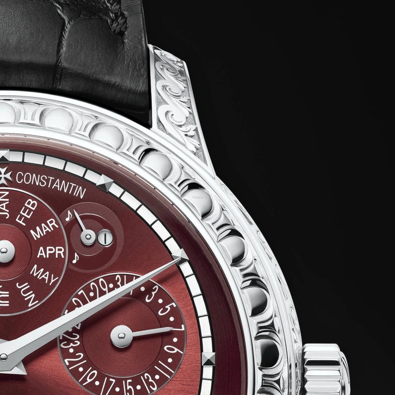 Vacheron Constantin,Artelier Cabinotiers Special Order 47mm,47mm,White Gold,Red,Handwound,Moonphase,Perpetual Calendar,Leap Year,Month,Sapphire,Crystal Glass,Round,80175,80175/000G-B280