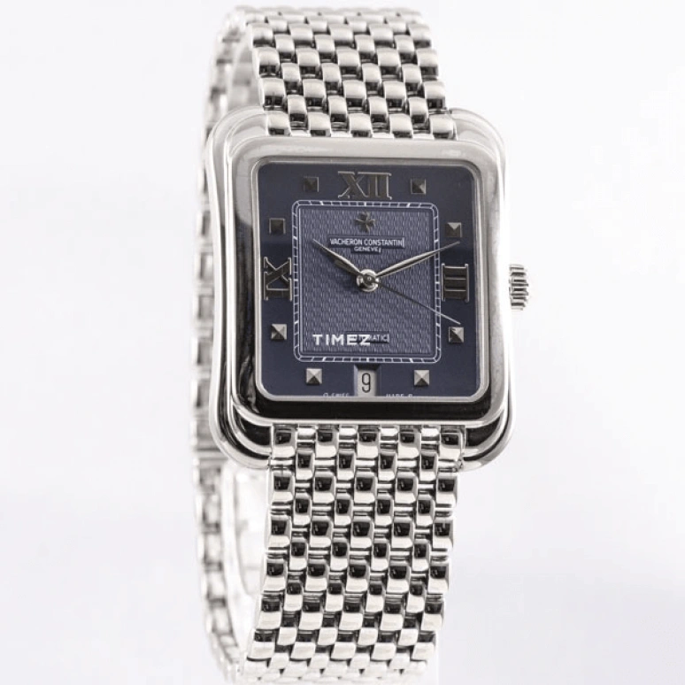 Vacheron Constantin,Historiques 31.50mm,31.50mm,White Gold,Blue,Automatic,Day,31hours,42100,42100/474G-8712