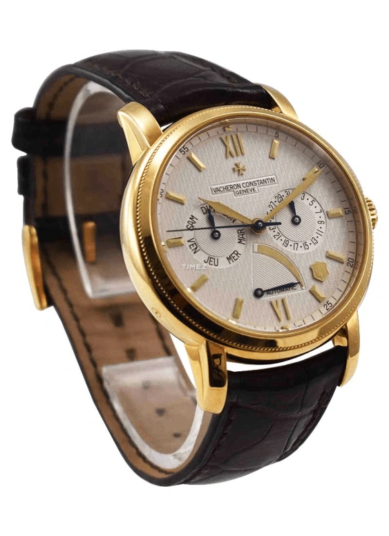 Vacheron Constantin,Jubilé 1755 40mm,40mm,Yellow Gold,Beige,Yellow,Automatic,Date,Day,Power Reserve Indicator,85250,85250/000J-9141
