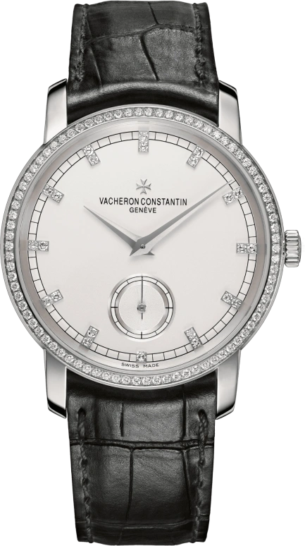 Vacheron Constantin,Traditionnelle 38mm,38mm,White Gold,Silver,Handwound,65hours,In-house Caliber,82572,82572/000G-9605