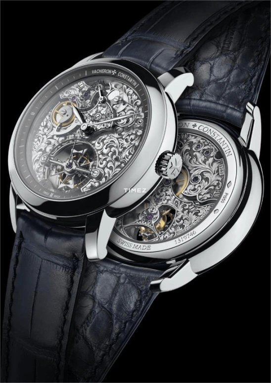 Vacheron Constantin,Métiers d'Art 41mm,41mm,Platinum,Silver,Skeleton,Handwound,Power Reserve Indicator,Tourbillon,6000A,6000A/000P-B025