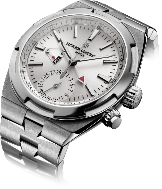 Vacheron Constantin,Overseas 41mm,41mm,Stainless Steel,Silver,Automatic,Day,Dule Time,Day / Night Indication,7900V,7900V/110A-B333