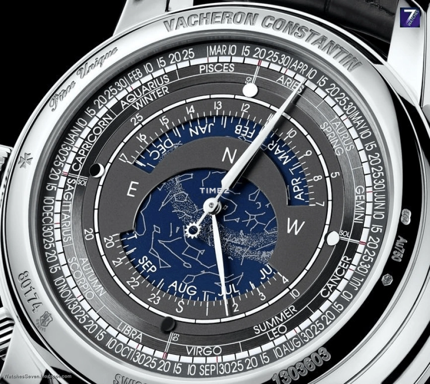 Vacheron Constantin,Artelier Cabinotiers Special Order 47mm,47mm,White Gold,Black,Handwound,Moonphase,Perpetual Calendar,Leap Year,Month,58hours,In-house Caliber,80174,80174/000G-9995