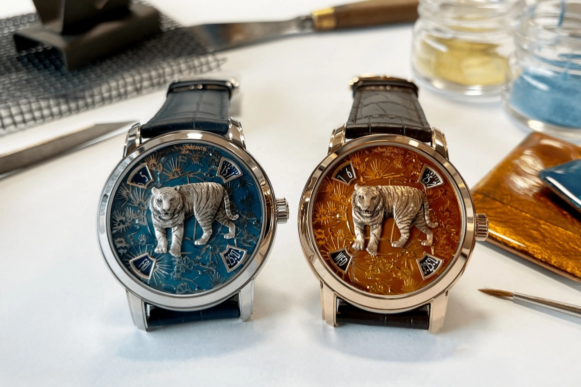 Vacheron Constantin,Métiers d'Art 40mm,40mm,Platinum,Blue,Automatic,Date,Day,Jumping Minutes,Jumping Hours,40hours,In-house Caliber,86073,86073/000P-B900