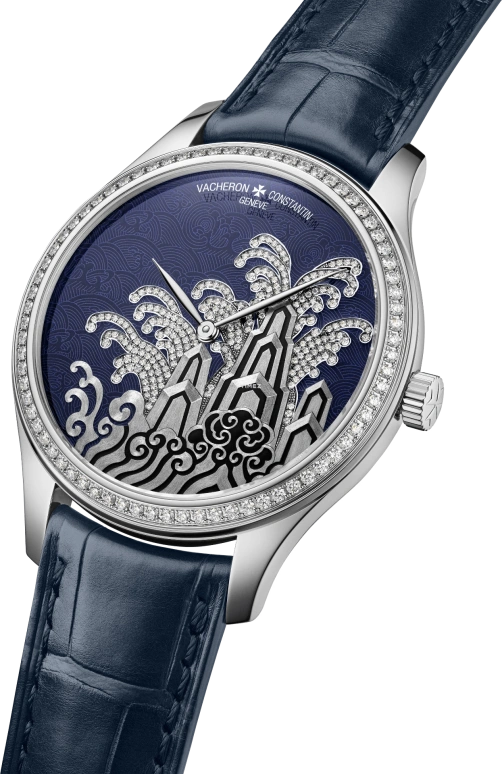 Vacheron Constantin,Métiers d'Art 38mm,38mm,White Gold,Blue,Silver,Automatic,40hours,In-house Caliber,2405A,2405A/000G-H021