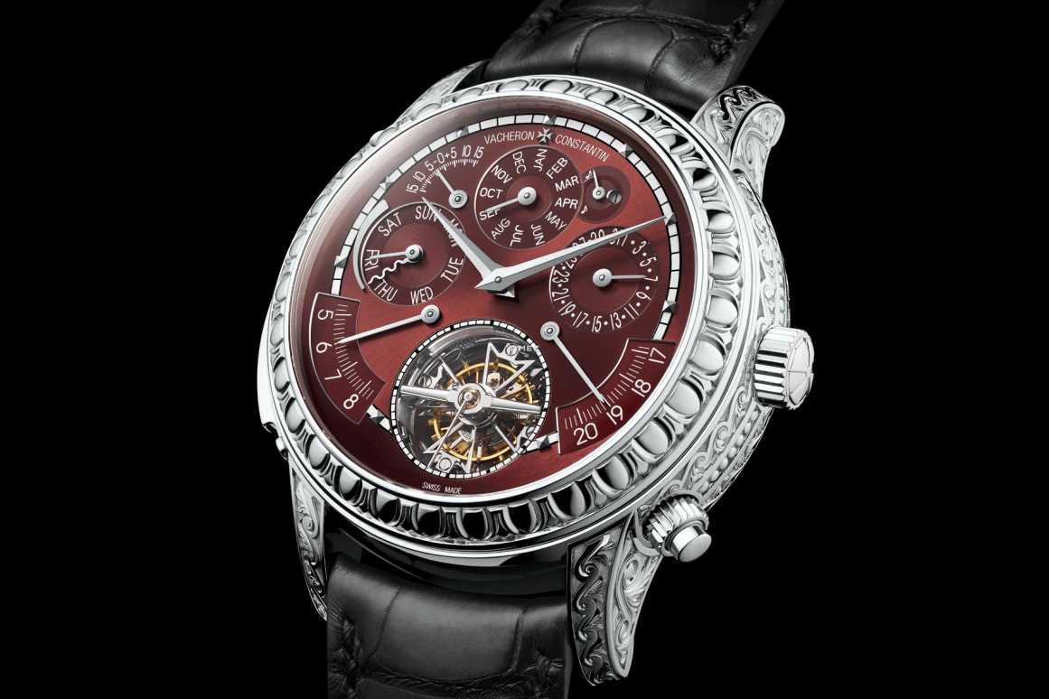 Vacheron Constantin,Artelier Cabinotiers Special Order 47mm,47mm,White Gold,Red,Handwound,Moonphase,Perpetual Calendar,Leap Year,Month,Sapphire,Crystal Glass,Round,80175,80175/000G-B280