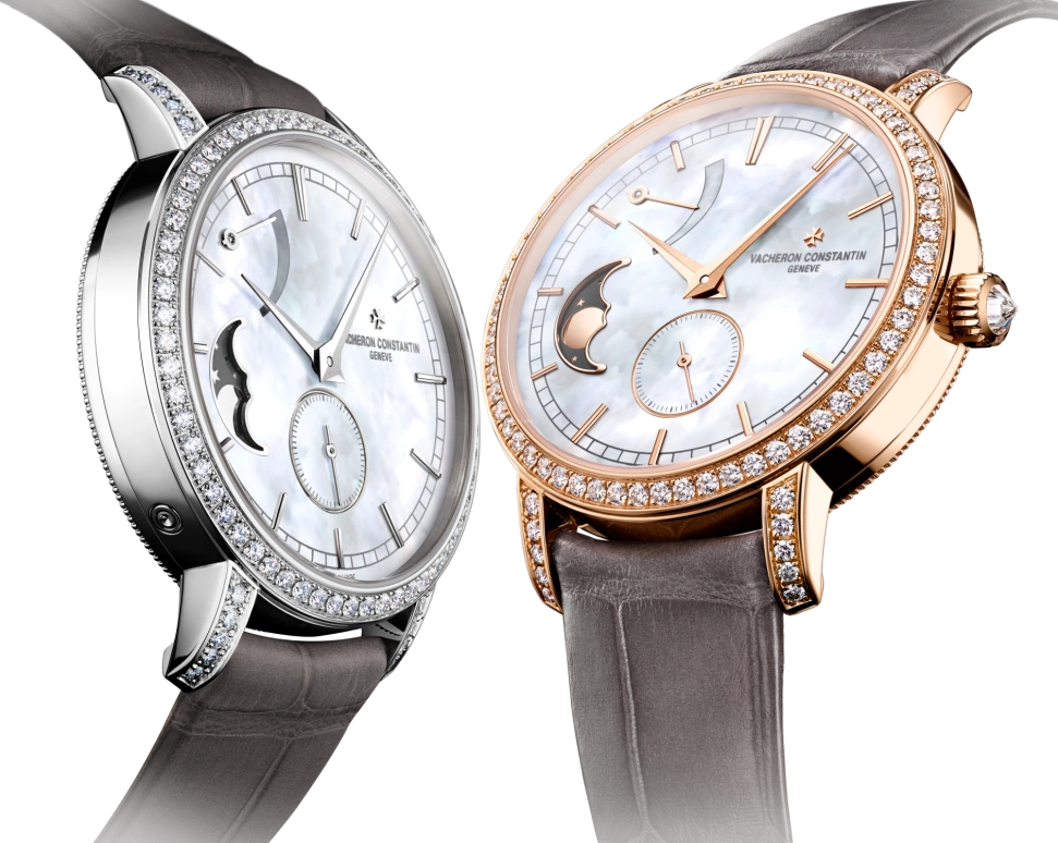Vacheron Constantin,Traditionnelle 36mm,36mm,White Gold,White,Handwound,Moonphase,Power Reserve Indicator,83570,83570/000G-9916