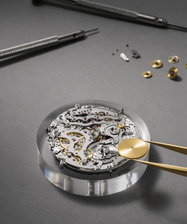 Vacheron Constantin,Artelier Cabinotiers Special Order 45mm,45mm,White Gold,Black,Grey,Handwound,Chronograph,Moonphase,Perpetual Calendar,Leap Year,72hours,In-house Caliber,9600C,9600C/000G-231C
