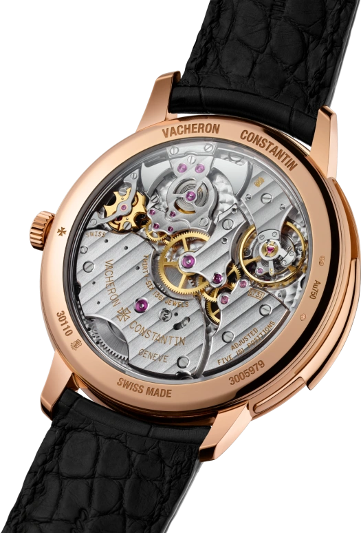 Vacheron Constantin,Patrimony 41mm,41mm,Pink Gold,Silver,Handwound,Minute Repeater,65hours,30110,30110/000R-9793
