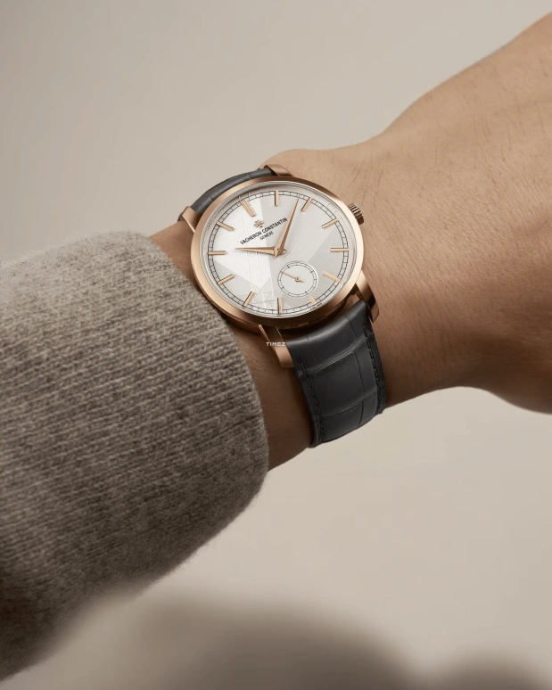 Vacheron Constantin,Traditionnelle 38mm,38mm,Pink Gold,Silver,Handwound,65hours,In-house Caliber,82172,82172/000R-H118
