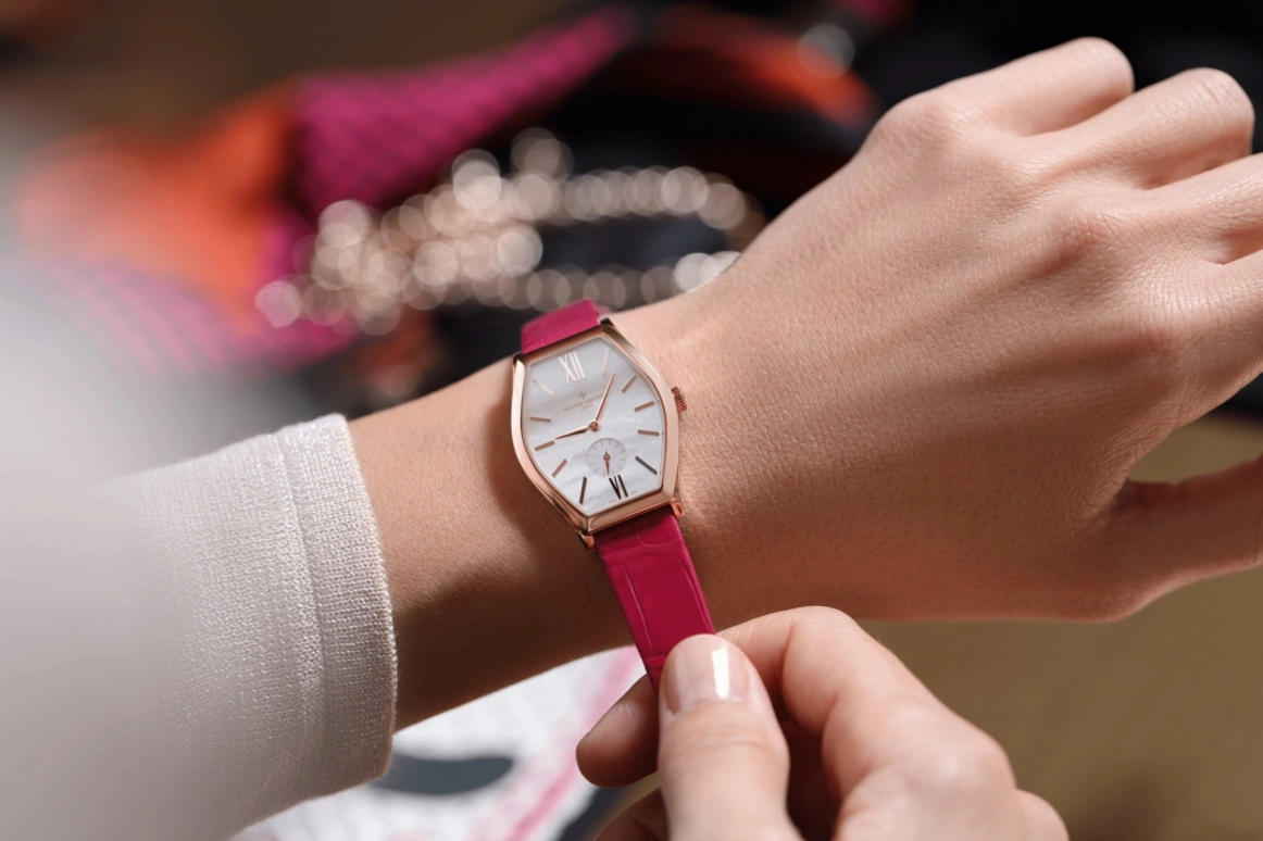 Vacheron Constantin,Malte 28.40x38.67mm,28.40x38.67mm,Pink Gold,Red Gold,Pink Red,Silver White,Handwound,40hours,In-house Caliber,81015,81015/000R-B282