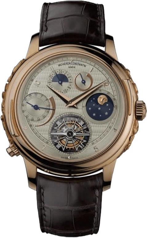 Vacheron Constantin,Artelier Cabinotiers Special Order 47mm,47mm,Pink Gold,Silver,Handwound,Moonphase,Perpetual Calendar,Leap Year,Month,58hours,In-house Caliber,80253,80253/000R-9593