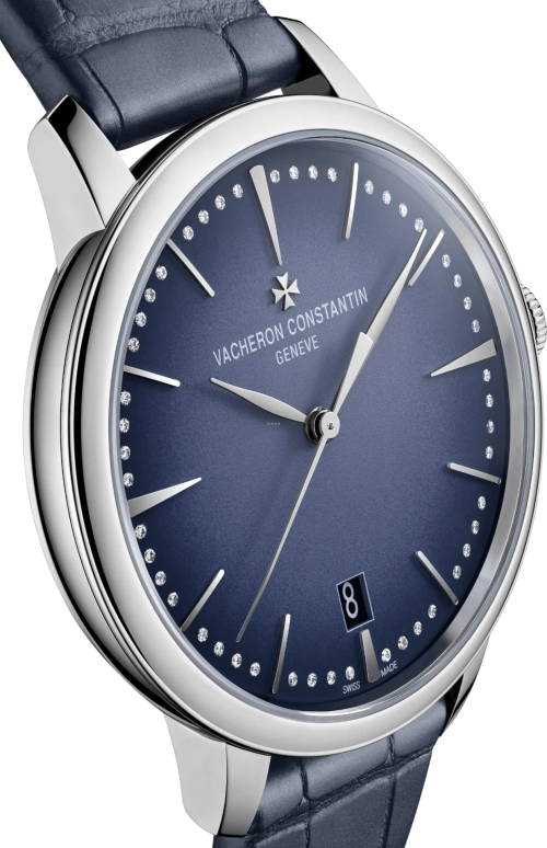 Vacheron Constantin,Patrimony 36.50mm,36.50mm,White Gold,Blue,Automatic,Date,40hours,4110U,4110U/000G-B906