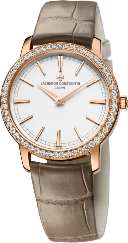 Vacheron Constantin,Patrimony 33mm,33mm,Pink Gold,Silver,Handwound,40hours,In-house Caliber,81590,81590/000R-9847