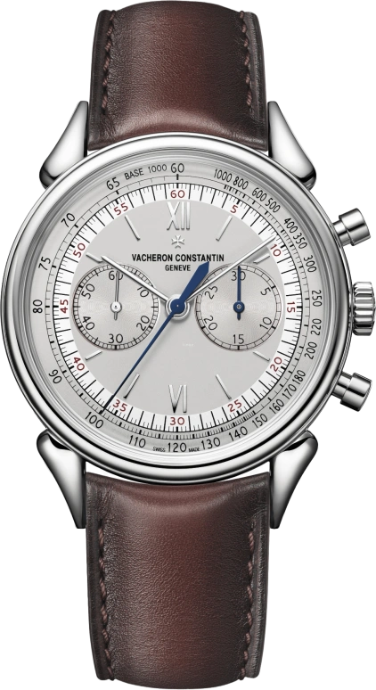 Vacheron Constantin,Historiques 38.50mm,38.50mm,Stainless Steel,Silver,Handwound,Chronograph,Column Wheel,5000H,5000H/000A-B582