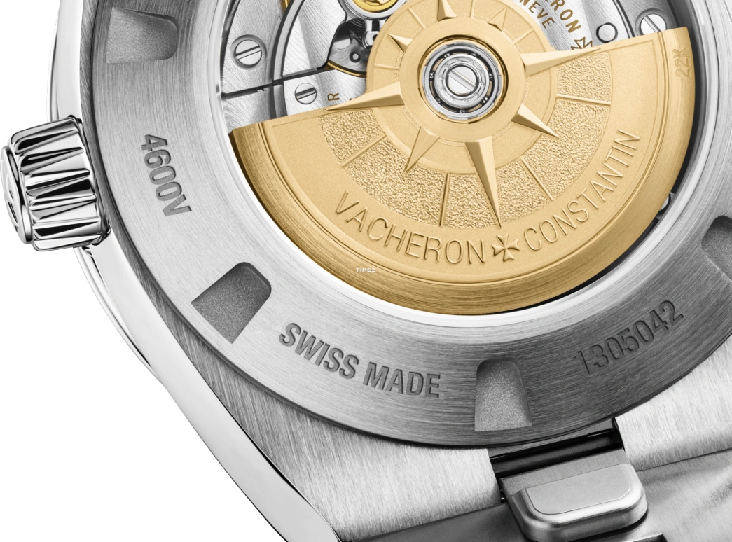 Vacheron Constantin,Overseas 34.50mm,34.50mm,Stainless Steel,Blue,Automatic,Day,40hours,4600V,4600V/200A-B980