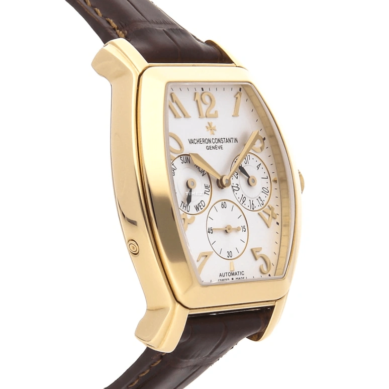 Vacheron Constantin,Malte 35.50x39.50mm,35.50x39.50mm,Yellow Gold,Beige,Automatic,Date,Day,42008,42008/000J-9061