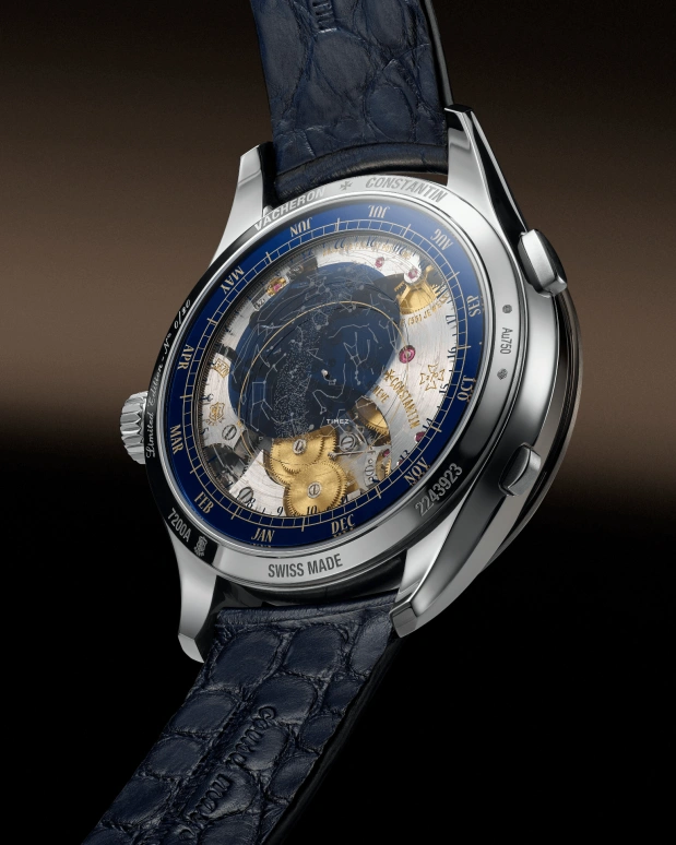 Vacheron Constantin,Métiers d'Art 43mm,43mm,White Gold,Blue,Handwound,Moonphase,Power Reserve Indicator,Retrograde,Planetarium,144hours,In-house Caliber,7200A,7200A/000G-H103