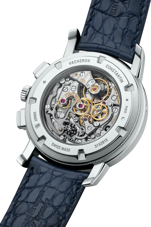 Vacheron Constantin,Traditionnelle 43mm,43mm,Platinum,Rose,Handwound,Chronograph,Moonphase,Perpetual Calendar,Leap Year,48hours,In-house Caliber,5000T,5000T/000P-B975