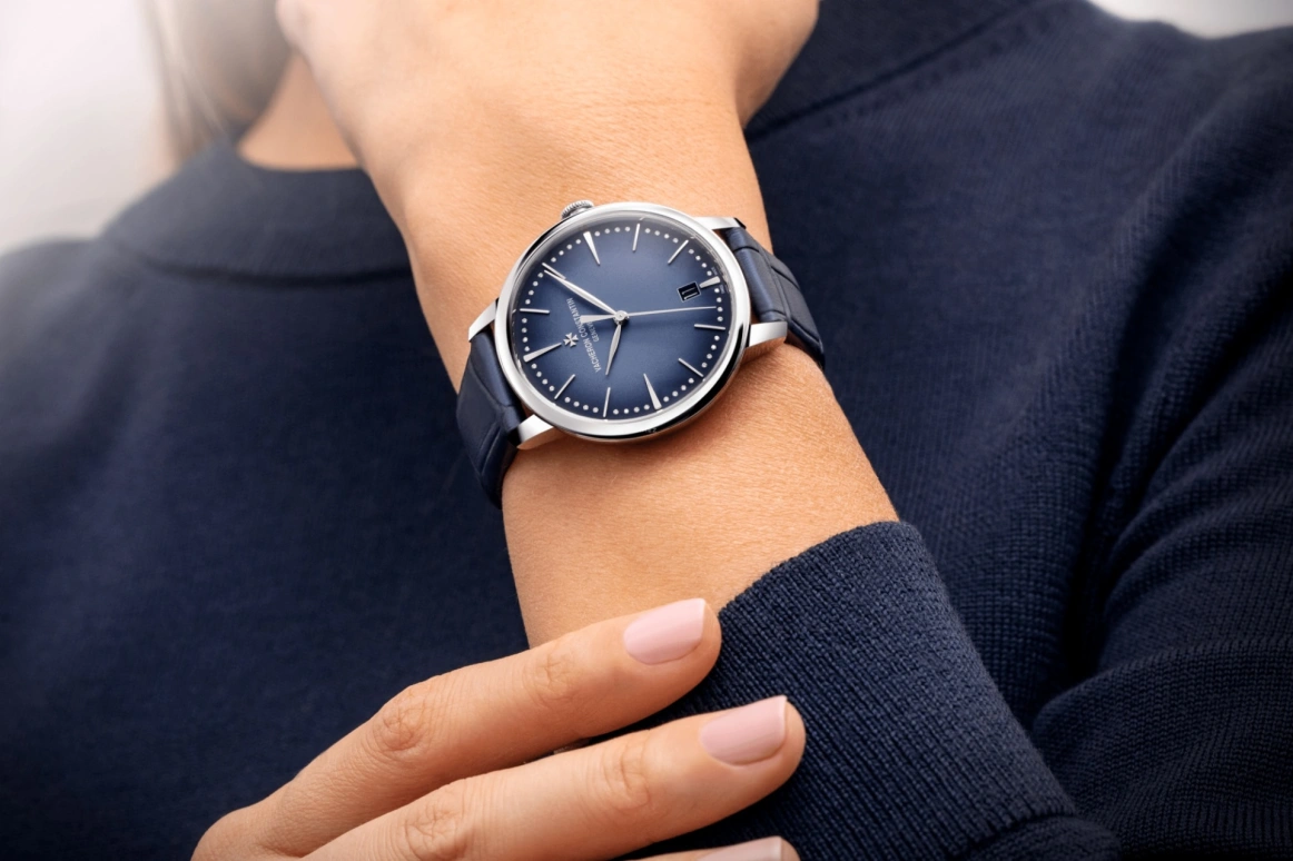 Vacheron Constantin,Patrimony 36.50mm,36.50mm,White Gold,Blue,Automatic,Date,40hours,4110U,4110U/000G-B906
