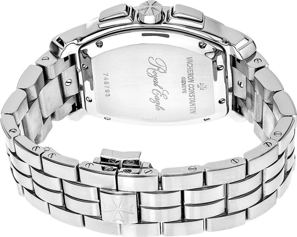 Vacheron Constantin,Malte 37x40mm,37x40mm,Stainless Steel,White,Automatic,Chronograph,Day,49145,49145/339A-8970
