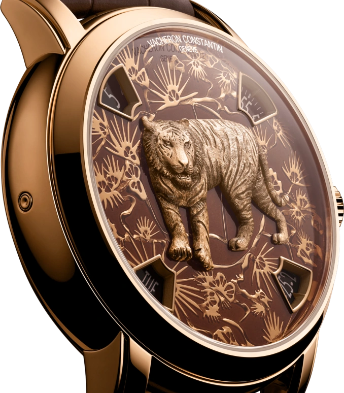 Vacheron Constantin,Métiers d'Art 40mm,40mm,Pink Gold,Brown,Automatic,Date,Day,Jumping Minutes,Jumping Hours,40hours,In-house Caliber,86073,86073/000R-B901