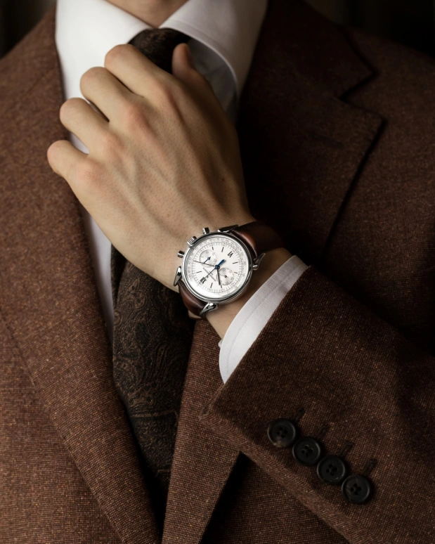Vacheron Constantin,Historiques 38.50mm,38.50mm,Stainless Steel,Silver,Handwound,Chronograph,Column Wheel,5000H,5000H/000A-B582