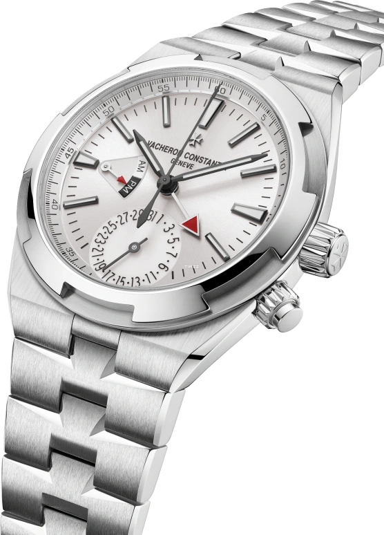 Vacheron Constantin,Overseas 41mm,41mm,Stainless Steel,Silver,Automatic,Day,Dule Time,Anti-magnetic,Day / Night Indication,60hours,In-house Caliber,7920V,7920V/210A-B333