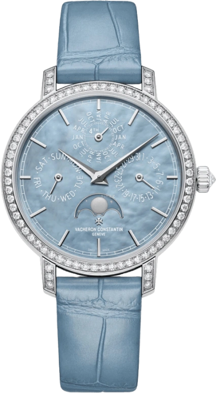 Vacheron Constantin,Traditionnelle 36.50mm,36.50mm,White Gold,Blue,Automatic,Day,Anti-magnetic,4305T,4305T/000G-B948