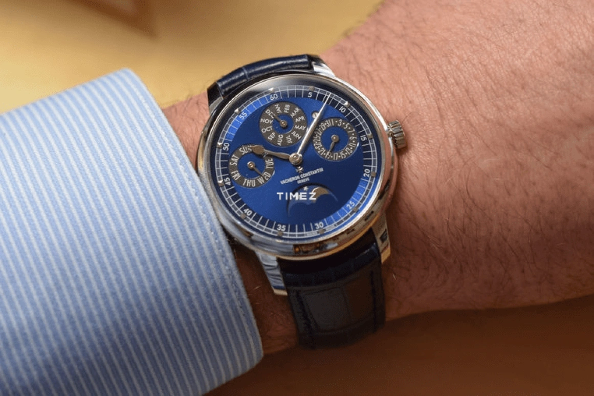 Vacheron Constantin,Artelier Cabinotiers Special Order 42mm,42mm,White Gold,Blue,Handwound,Moonphase,Perpetual Calendar,Leap Year,Month,65hours,In-house Caliber,6610C,6610C/000G-B511