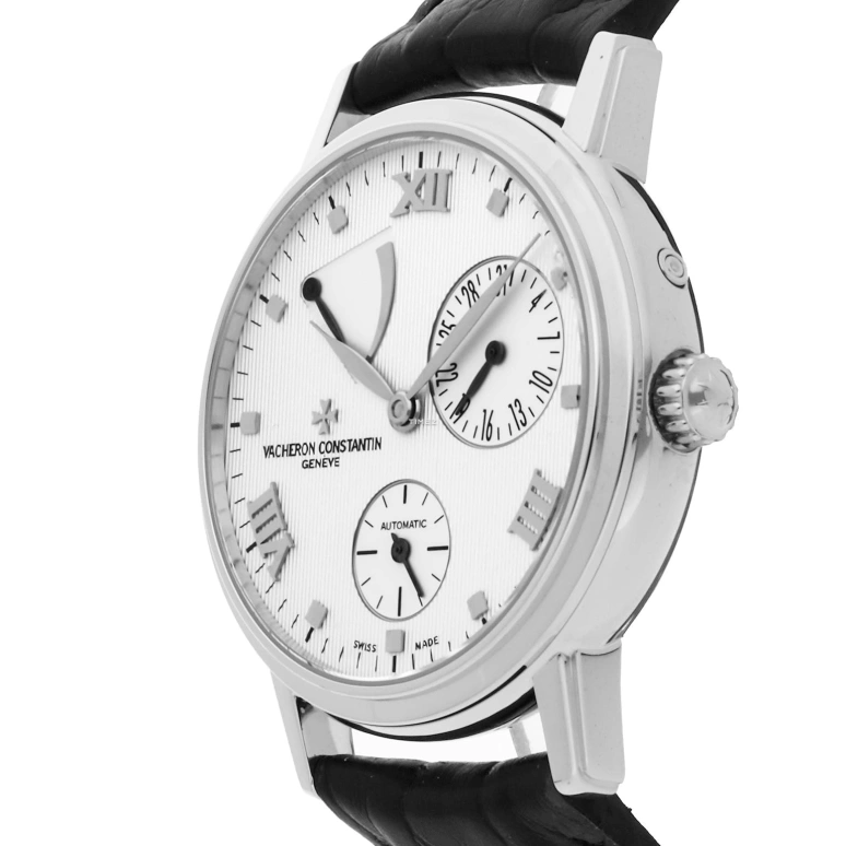 Vacheron Constantin,Patrimony 36mm,36mm,White Gold,White,Automatic,Day,Power Reserve Indicator,47200,47200/000G-9019