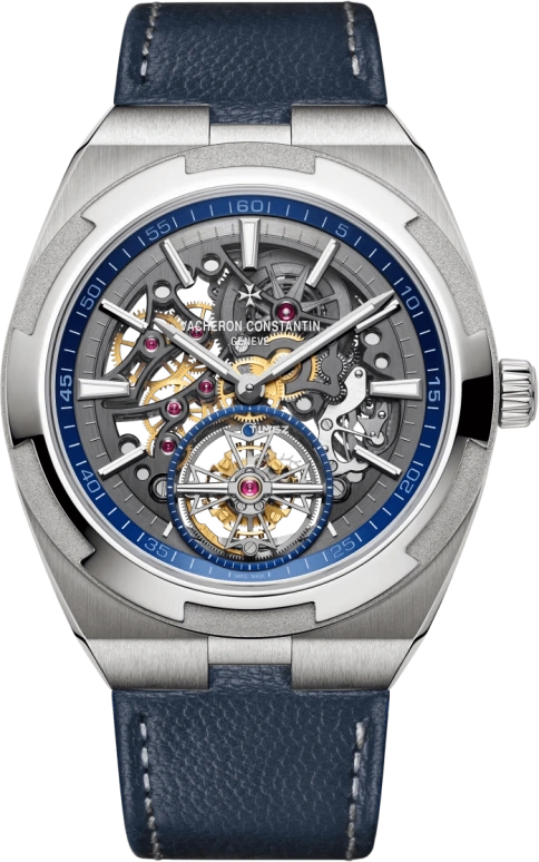 Vacheron Constantin,Overseas 42.50mm,42.50mm,Titanium,Skeleton,Automatic,Tourbillon,Anti-magnetic,6000V,6000V/210T-B935