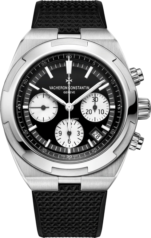 Vacheron Constantin,Overseas 42.50mm,42.50mm,Stainless Steel,Black,Automatic,Chronograph,Day,5520V,5520V/210A-B481