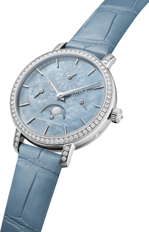 Vacheron Constantin,Traditionnelle 36.50mm,36.50mm,White Gold,Blue,Automatic,Day,Anti-magnetic,4305T,4305T/000G-B948