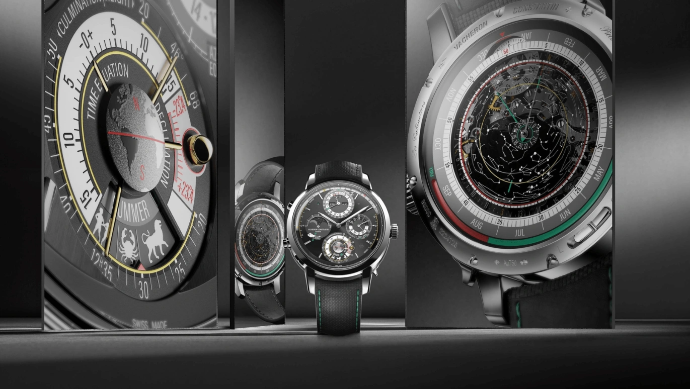 Vacheron Constantin,Artelier Cabinotiers Special Order 45mm,45mm,White Gold,Black,Grey,Handwound,Chronograph,Moonphase,Perpetual Calendar,Leap Year,72hours,In-house Caliber,9600C,9600C/000G-231C