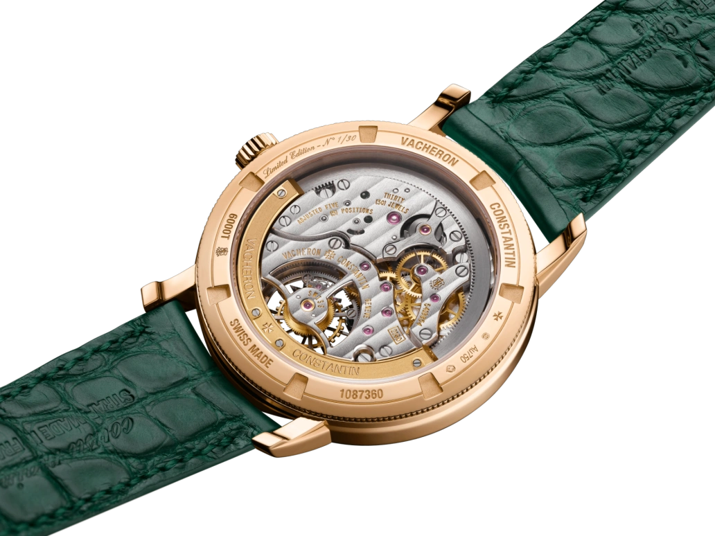 Vacheron Constantin,Traditionnelle 41mm,41mm,Pink Gold,Green,Automatic,Tourbillon,80hours,6000T,6000T/000R-B972