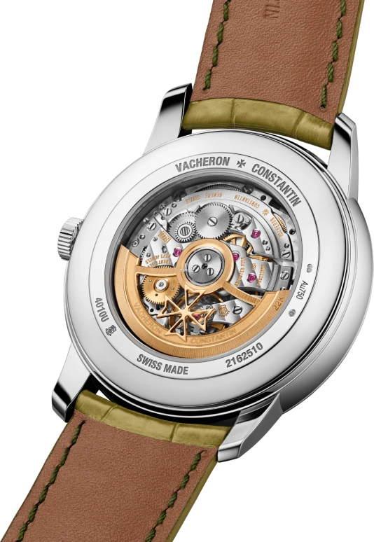 Vacheron Constantin,Patrimony 42.50mm,42.50mm,White Gold,Beige,Automatic,Moonphase,Day,Retrograde,4010U,4010U/000G-H070