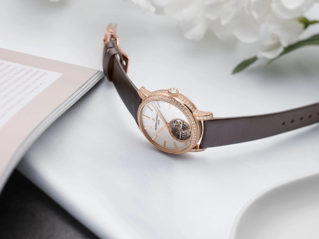 Vacheron Constantin,Traditionnelle 39mm,39mm,Pink Gold,White,Automatic,Tourbillon Escapement,80hours,6035T,6035T/000R-B634