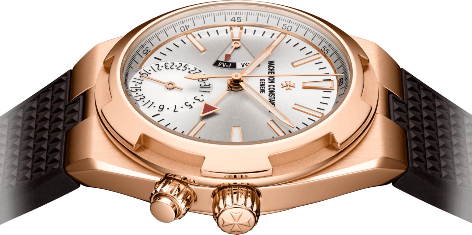 Vacheron Constantin,Overseas 41mm,41mm,Pink Gold,Silver,Automatic,Day,Dule Time,Day / Night Indication,7900V,7900V/000R-B336